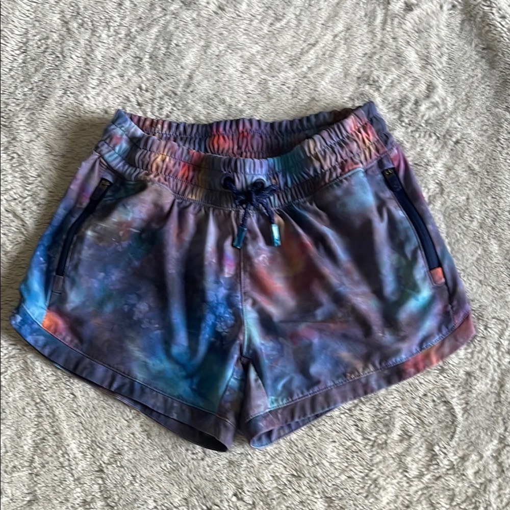 Athleta  Girls Multicolor Tie-Dye Shorts SZ 8  10